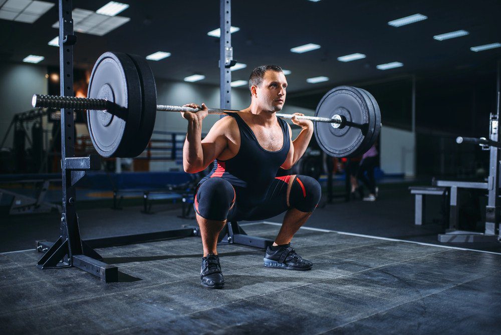 Squat avec haltère