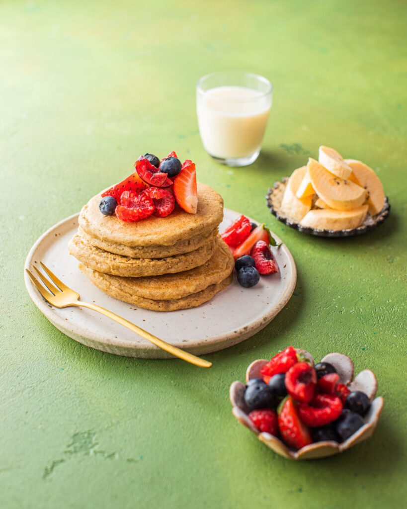 Recette de Pancakes végétariens à la Banane Plantain