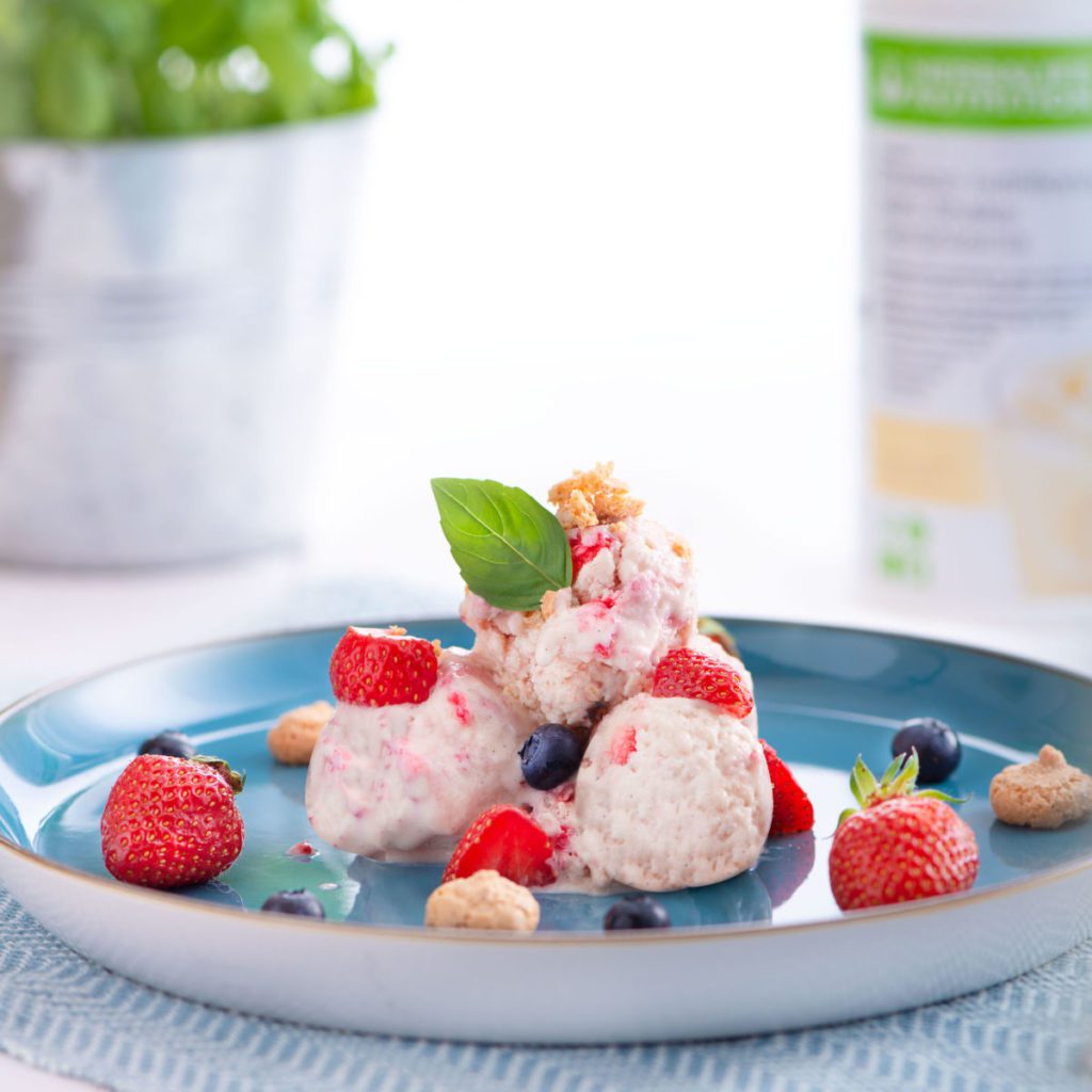 Recette glace à la fraise et à la vanille sans sorbetière